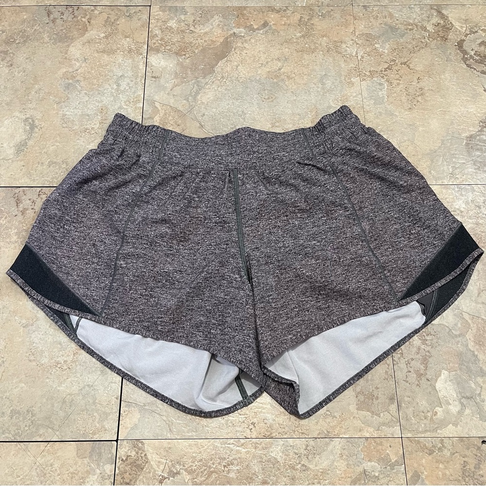 Women’s Heathered Gray Hotty Hot Lightweight Running Shorts